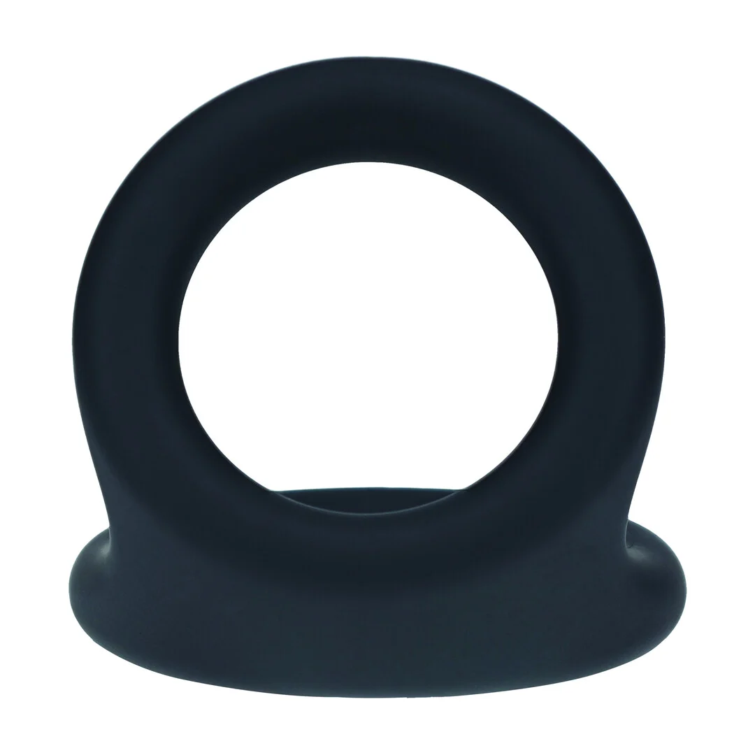 Anneau pénien en silicone Levelz Double O, noir – Image 5