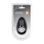 Niet-vibrerende cockring met druppelvorm – Zwart