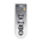 Cockring set met 4 ringen – Zwart