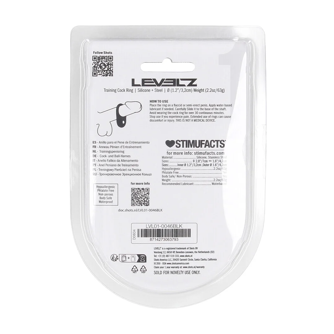 Cockring d’entraînement en silicone Levelz – Image 2