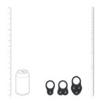 Niet-vibrerende cockring met extra gewicht – Zwart - Afbeelding 4