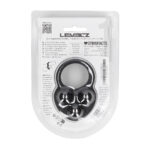 Niet-vibrerende cockring met drievoudig gewicht – Zwart - Afbeelding 2