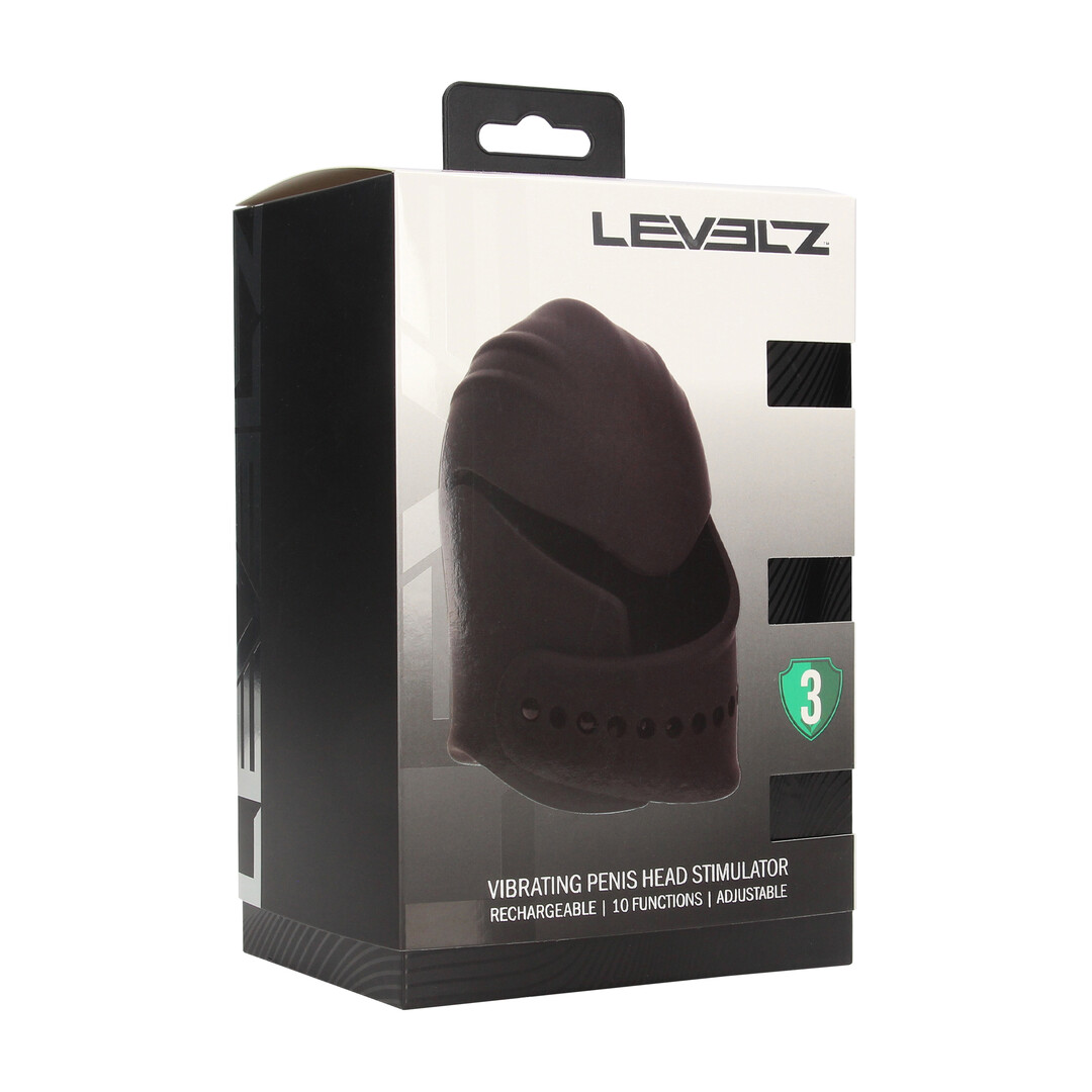 LVL03-0021BLK-2 Vibrerende masturbator met 10 vibratiefuncties – Zwart - Afbeelding 1