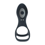 Vibrerende cockring met schachtlus – Zwart - Afbeelding 4