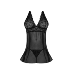 Sexy babydoll met open rug en g-string voor curves – Exposed by Magic Silk - Afbeelding 16