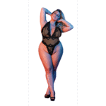 Kanten halter body met diepe V-hals en g-string voor sensuele look – Exposed - Afbeelding 6