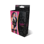 Kanten halter body met diepe V-hals en g-string voor sensuele look – Exposed - Afbeelding 7