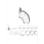 Chastity cage met verstelbare ringen – Model 02 - Afbeelding 6