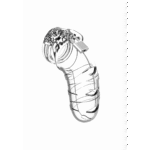 Chastity cage met verstelbare ringen – Model 05 - Afbeelding 8