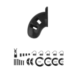 Chastity cage met verstelbare ring – Model 13 - Afbeelding 3