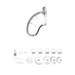 Chastity cage met verstelbare ring – Model 13 - Afbeelding 9