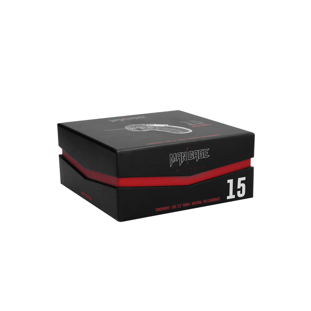 MCG015TRA-2 Chastity cage met urethrale dilator – Model 15 - Afbeelding 1