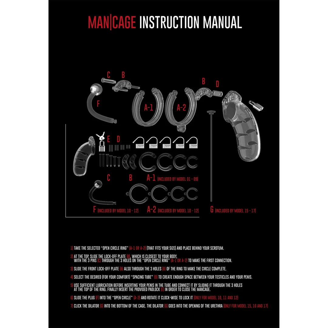 ManCage Model 16: gabbia di castità con sonda uretrale - immagine 4