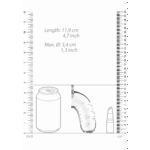 Chastity cage met urethrale dilator – Model 16 - Afbeelding 5