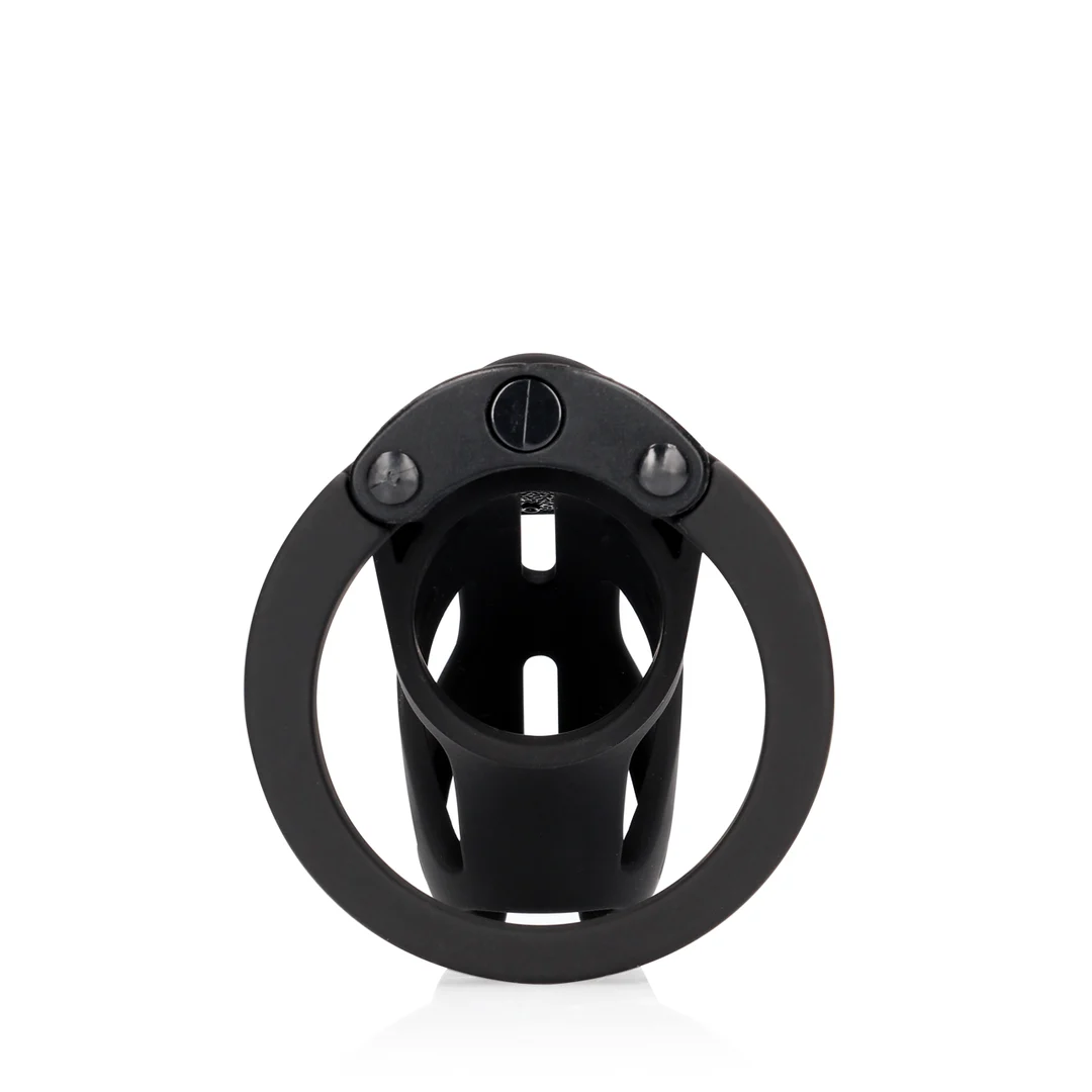 ManCage Model 24, gabbia di castità nera da 9 cm - immagine 4