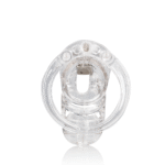 Chastity cage met verstelbare ringen – Zwart - Afbeelding 10