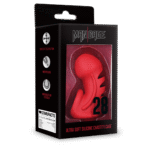 Siliconen peniskooi met strategische openingen – Rood