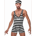 Gevangeniskostuum met roleplay-vibe voor speelse looks – Male Power - Afbeelding 10