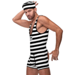 Gevangeniskostuum met roleplay-vibe voor speelse looks – Male Power