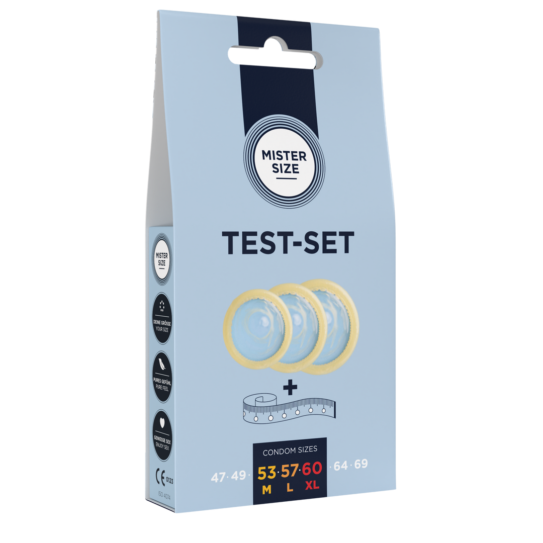 MR03TST535760E-2 Test set condooms - 53, 57, 60 mm - 3 stuks - Image 1
