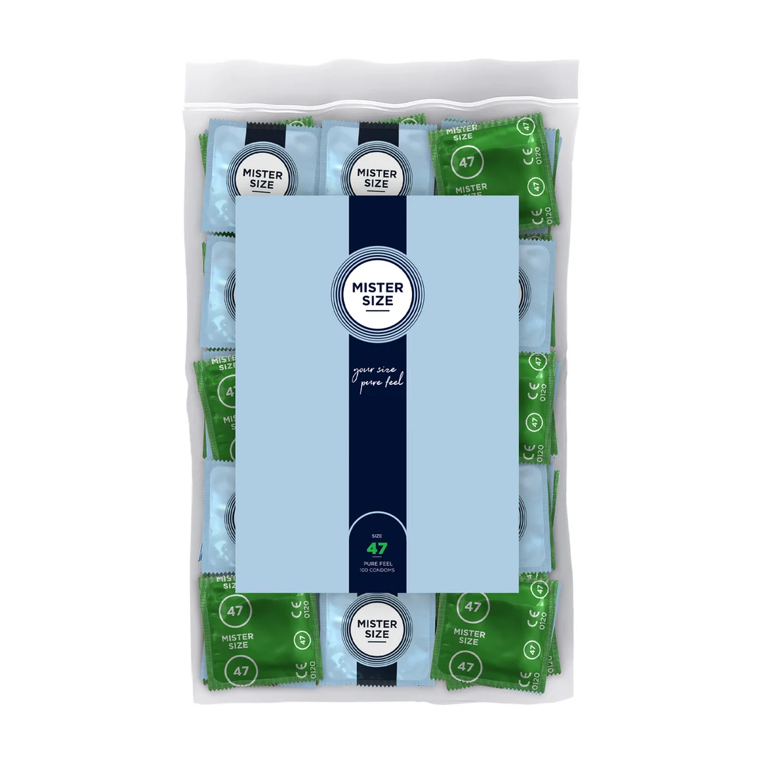 Préservatifs Mister Size Pure Feel 47 mm – Image 2