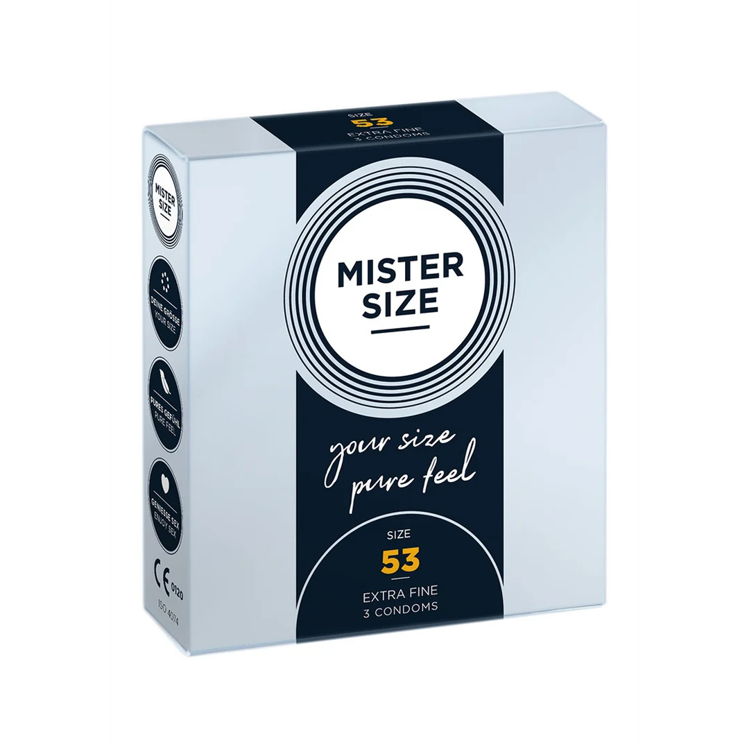 Perfect passende condooms – 3 stuks – MISTER SIZE - Afbeelding 2