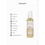 Massage olie – Veganistische olie op basis van natuurlijke ingrediënten – Geslachtsneutraal – Natural Pleasure by Shots – 150 ml