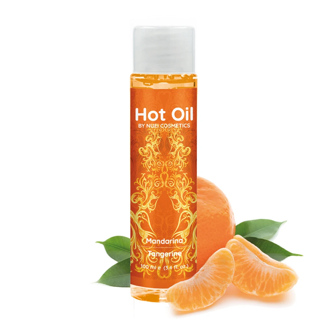 Verwarmende massagegel – Mandarijn – NUEI – 100 ml - Afbeelding 2