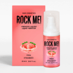 Vibrerende gel Aardbei 20 ml - ROCK ME! Liquid Vibrator - NUEI - Afbeelding 3