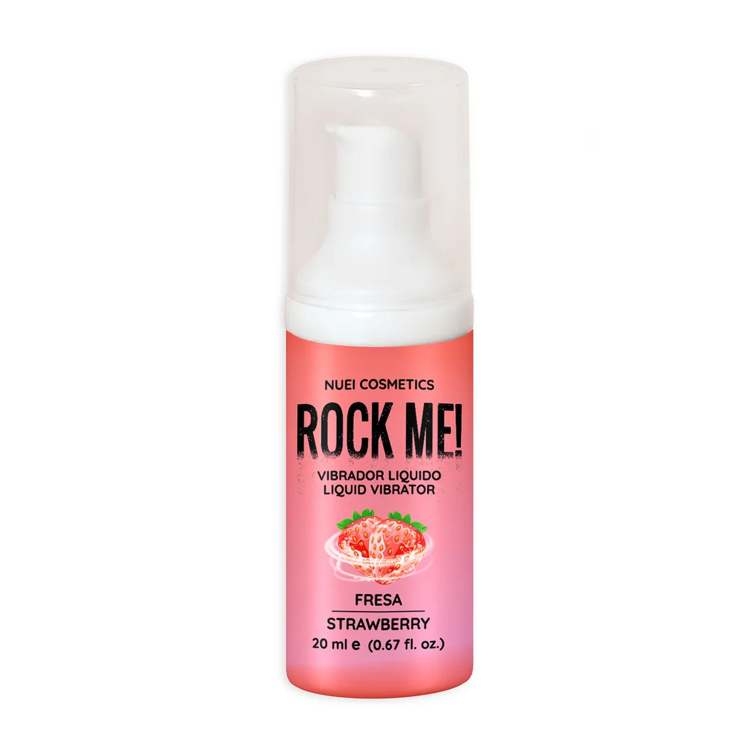 Nuei Rock Me! vloeibare vibratorgel met aardbei, 20 ml - Afbeelding 2