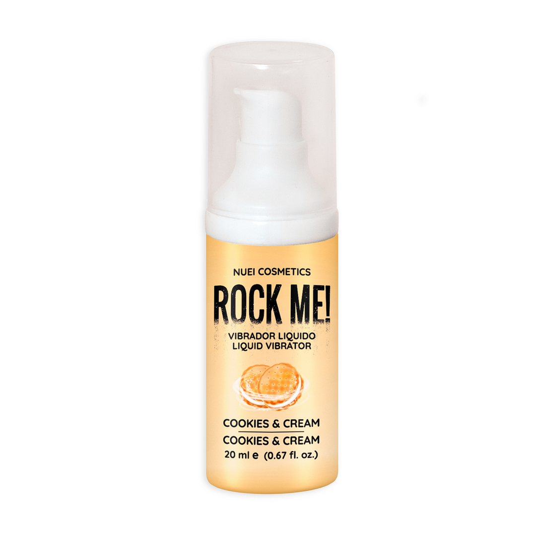 NU89048-5 Vibrerende gel Cookies and Cream 20 ml – NUEI Rock Me Liquid Vibrator - Afbeelding 1