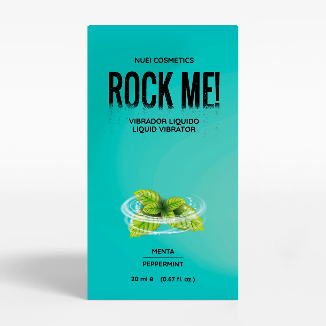 Nuei Rock Me vloeibare vibrator met pepermunt, 20 ml