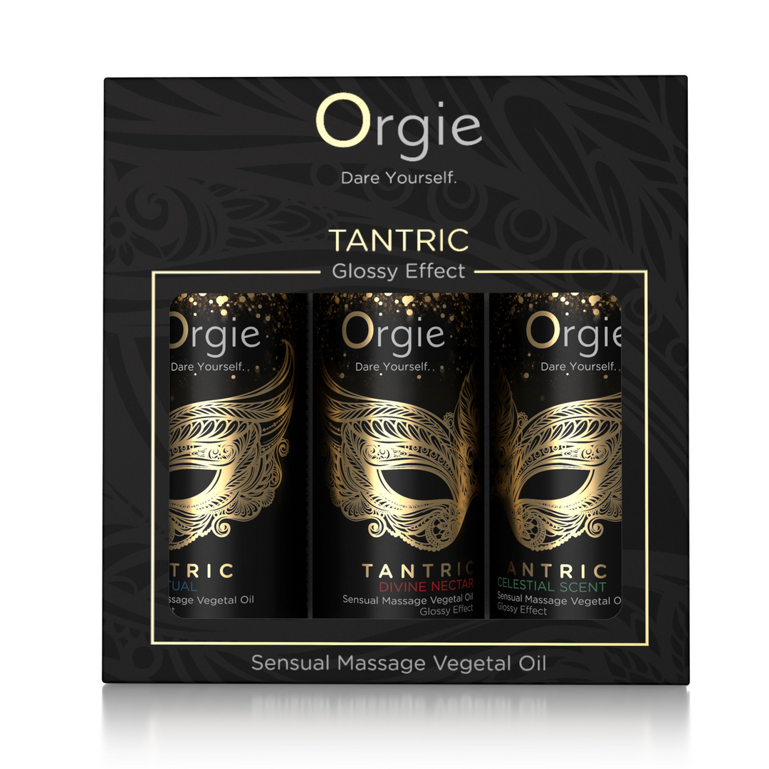 OR-17090 Erotische massage olie – Tantric sensuele massageolie set mini formaat – stimulerende geuren – Orgie - Afbeelding 1