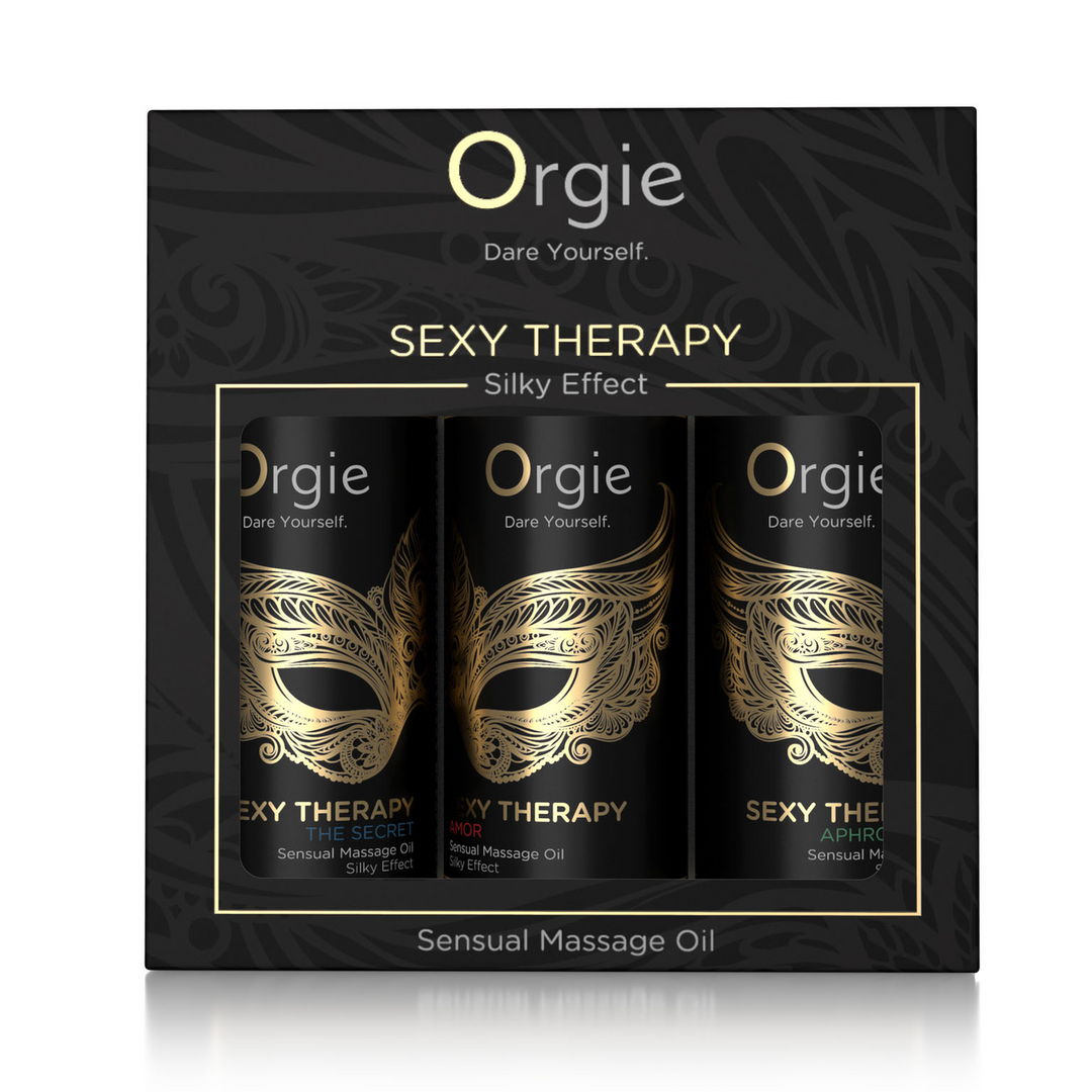 OR-17137 Erotische massage olie – Sexy Therapy Sensuele Massage Olie Set Mini Maat – Geslachtsneutraal – Orgie - Afbeelding 1