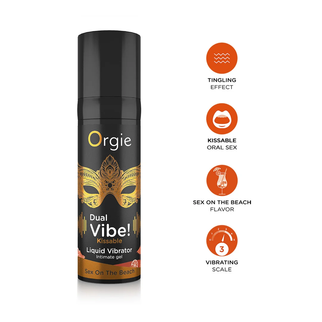 Gel vibrant Orgie Dual Vibe! Sex On The Beach 15 ml – Image 3
