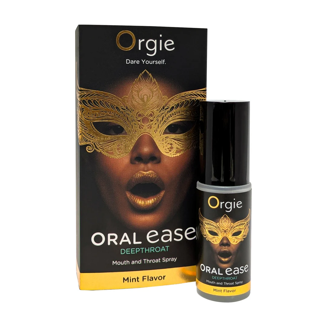 OR-17960-2 Orgie Oral Ease Deepthroat spray per bocca e gola al gusto di menta, 15 ml - immagine 1