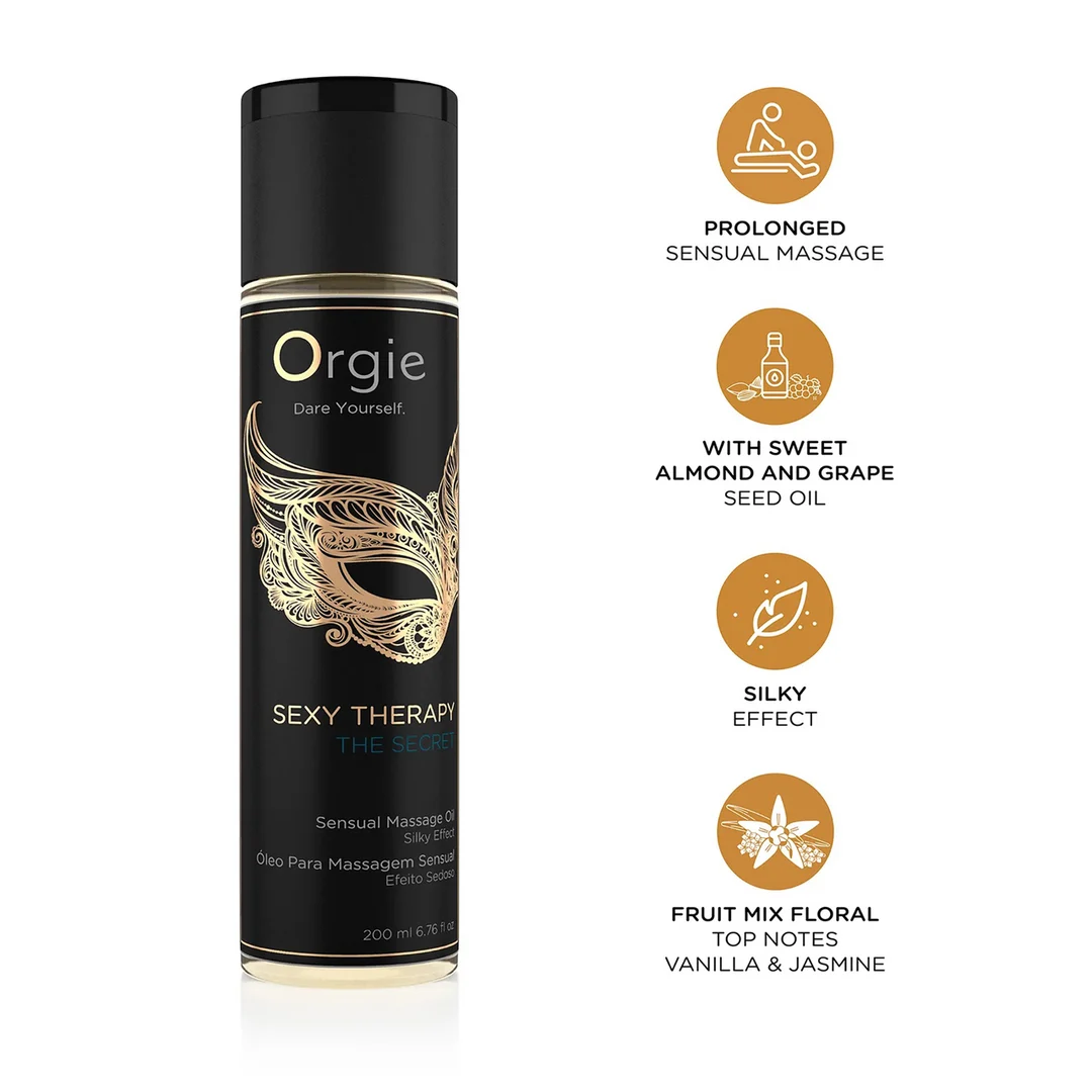 OR-21050-11 Orgie Sexy Therapy The Secret huile de massage 200 ml – Image 1