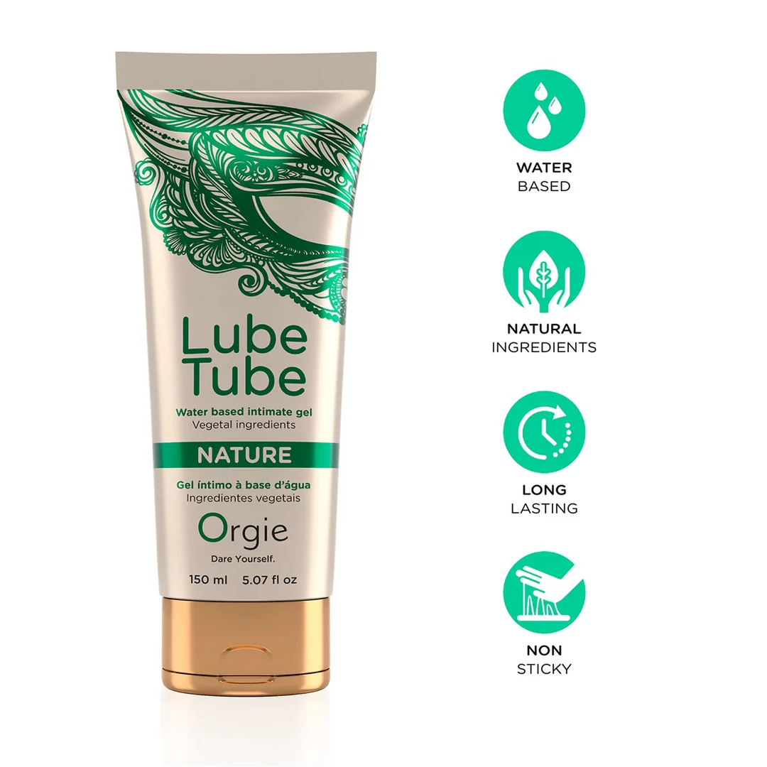Orgie Lube Tube Nature glijmiddel op waterbasis 150 ml - Afbeelding 1