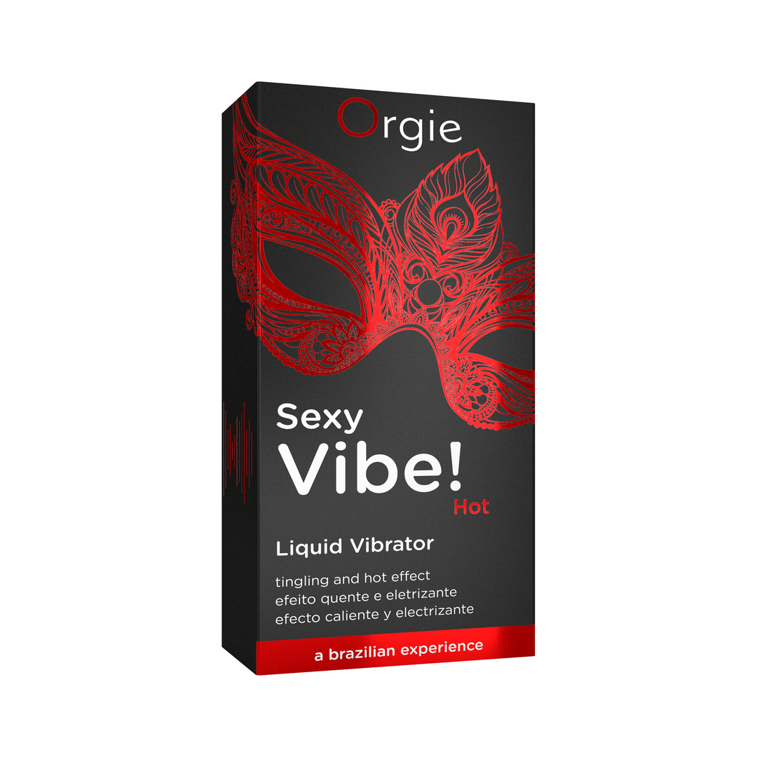 OR-21210-2 Liquid Vibrator – Stimulerende Warming & Tingling Gel – Aardbei – Sexy Vibe! Hot – Voor Haar - Afbeelding 1