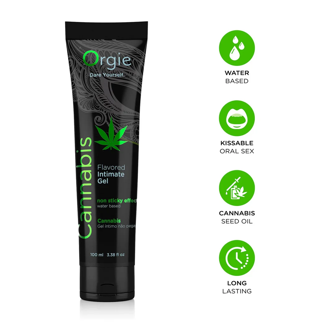 Orgie Lube Tube Cannabis glijmiddel - Afbeelding 1