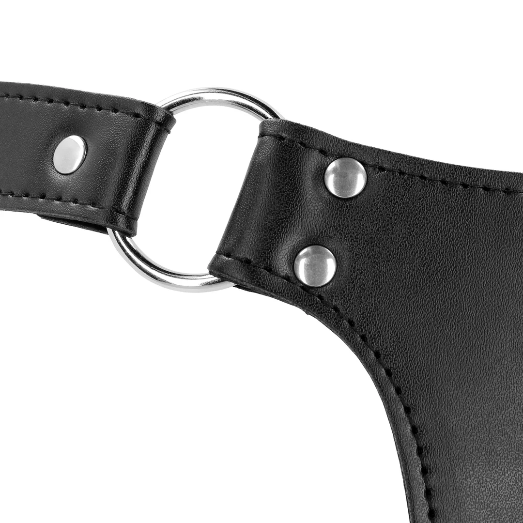 Keuschheitsgürtel aus PU Leder mit Riemen von Ouch! – Bild 6