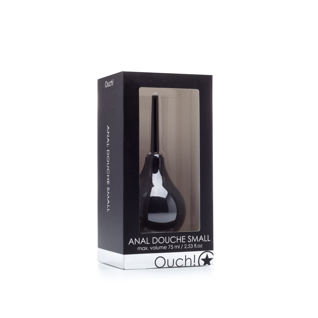 OU110BLK-2 Anale douche – Klein model voor anale reiniging – Ouch! by Shots - Afbeelding 1