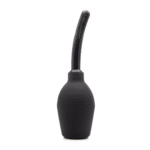 Anale douche – ergonomische anale & vaginale douche met zachte canule – Ouch! by Shots – Zwart - Afbeelding 2