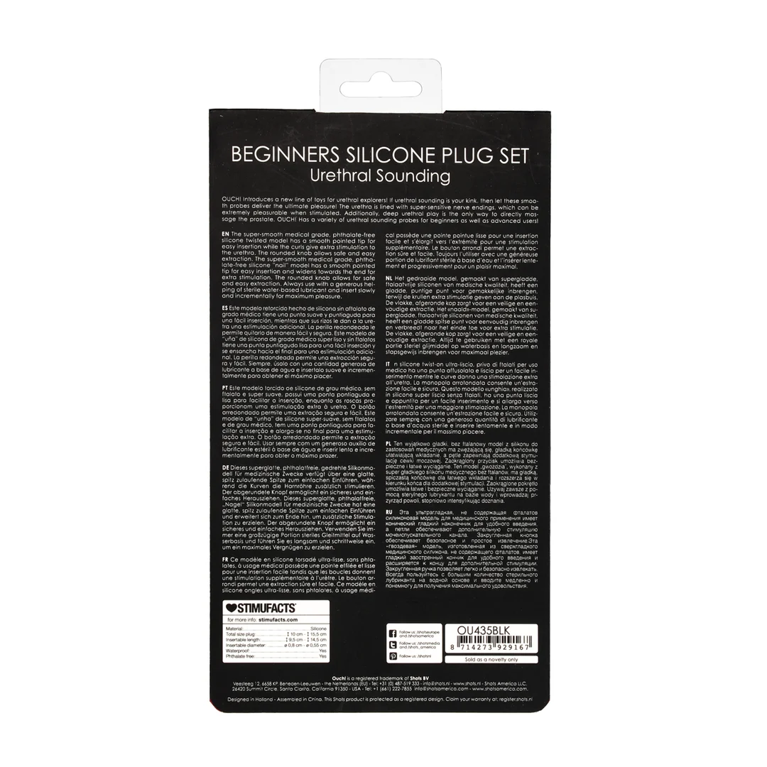 Ouch! Silicone Beginners Plug Set – Bild 2
