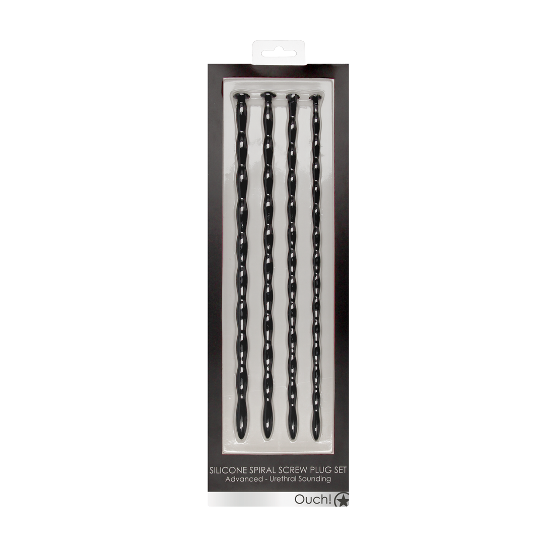 OU437BLK-2 Urethrale toy met diverse diameters – Geavanceerd - Afbeelding 1