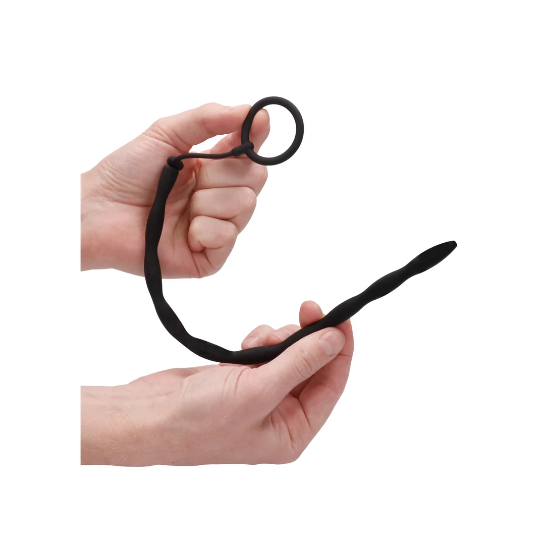 Ouch Silikon Plug und Cockring Set, schwarz – Bild 5
