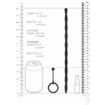 Urethrale set van siliconen – Silicone Plug Cockring Set - Afbeelding 6