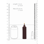 Massagekaars – Wax Play Kaars – Chocoladegeur – Ouch! by Shots - Afbeelding 3