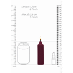 Massagekaars – Wax Play Kaars – Chocoladegeur – Ouch! by Shots - Afbeelding 8