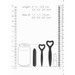 Urethrale dilators met soepele vorm – Siliconen Vaginale Dilatator Set - Afbeelding 5